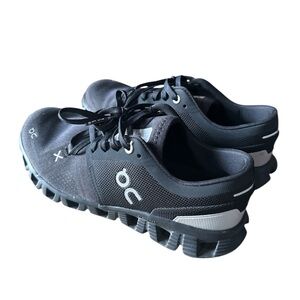 ON CLOUD X3 WOMENS BLACK COMFORTABLE FIRM ROBUST RUNNING SHOES SIZE 6